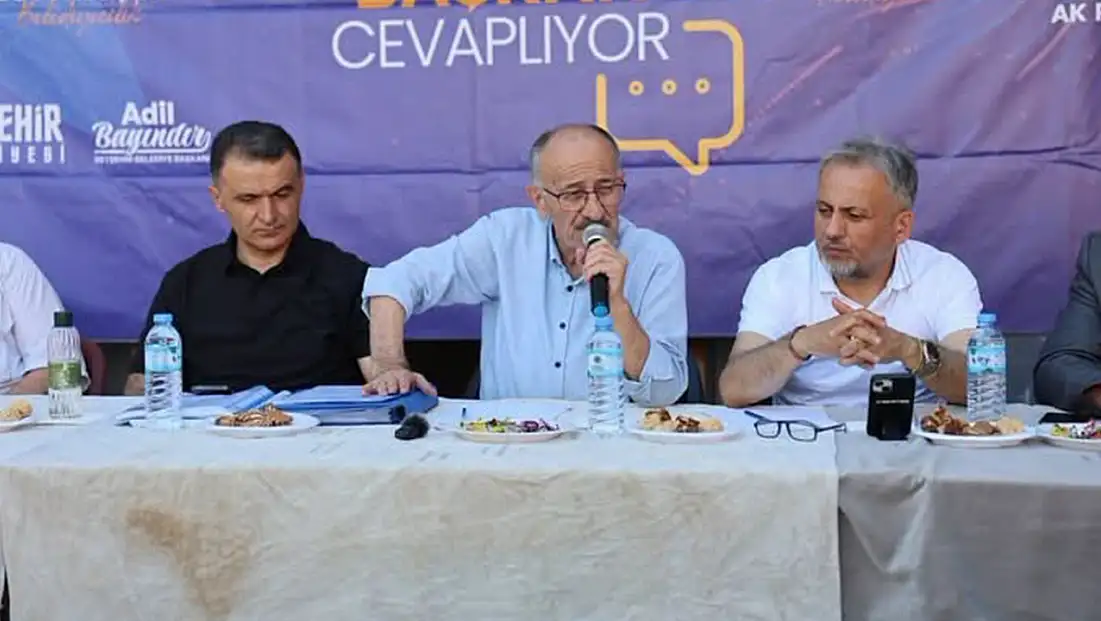 Beyşehir’de vatandaş soru Başkan cevapladı