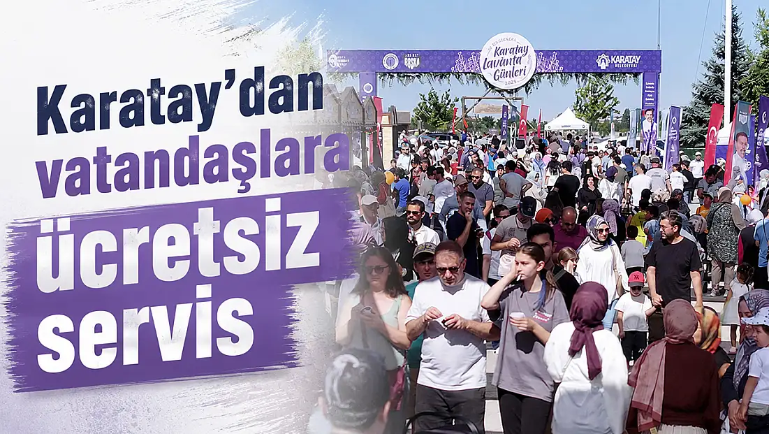 Karatay’dan vatandaşlara ücretsiz servis
