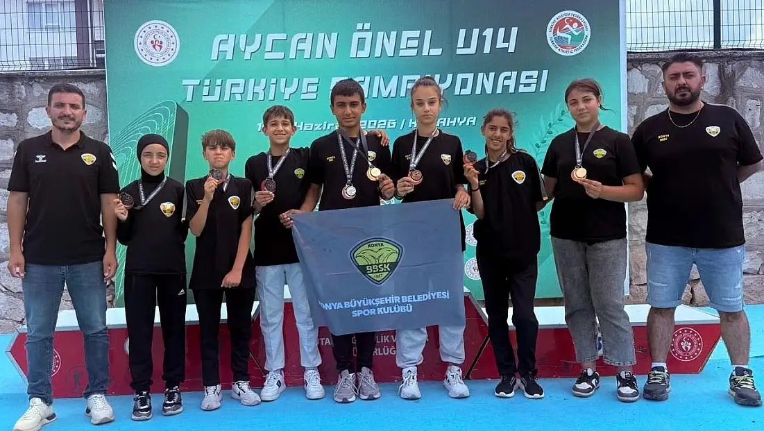 Konya Büyükşehir’den madalya yağmuru