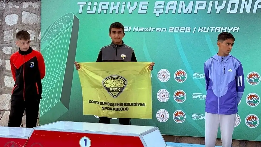 Konya Büyükşehirli İsmail, Türkiye şampiyonluğuna imza attı