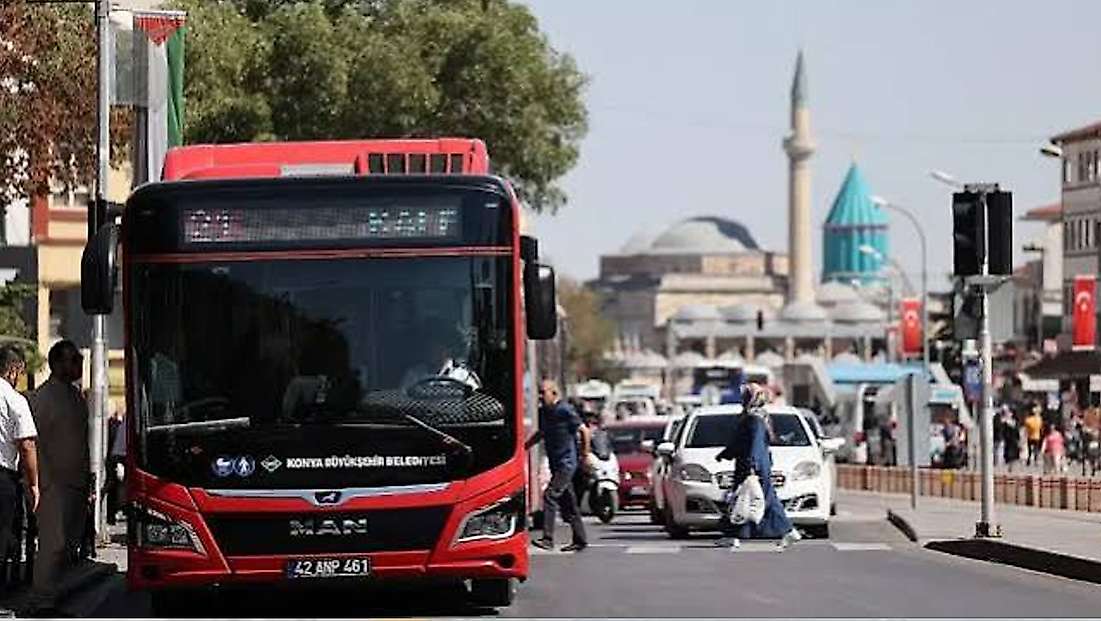 Konya'da 30 Ağustos düzenlemesi: Otobüslerin güzergahı değişti
