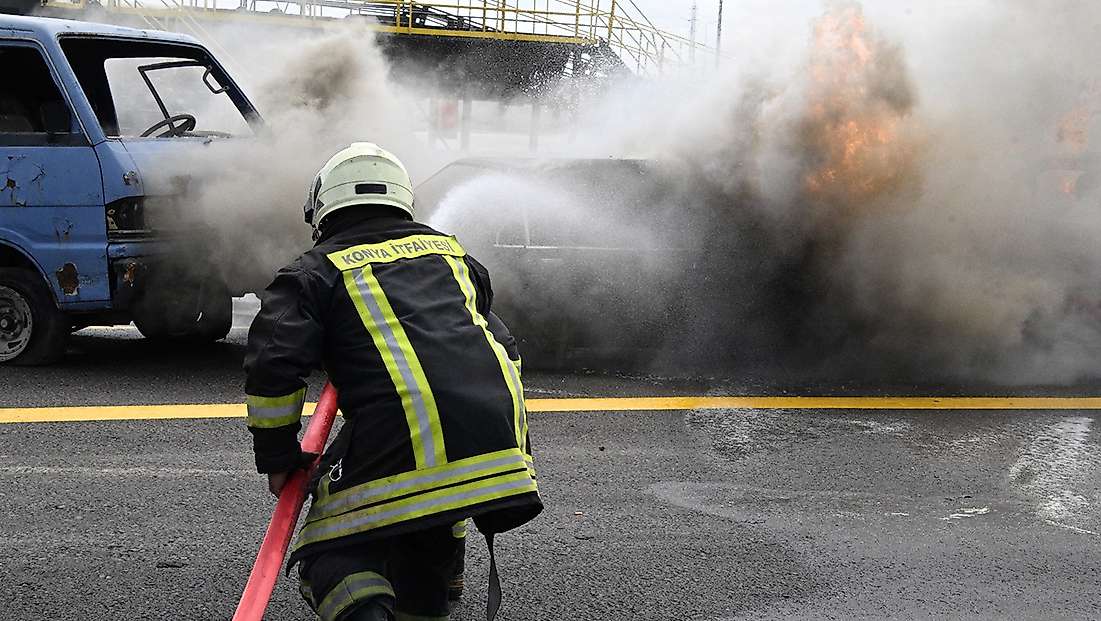 Konya’da esnafa kritik eğitim: Yangına ilk onlar koşacak
