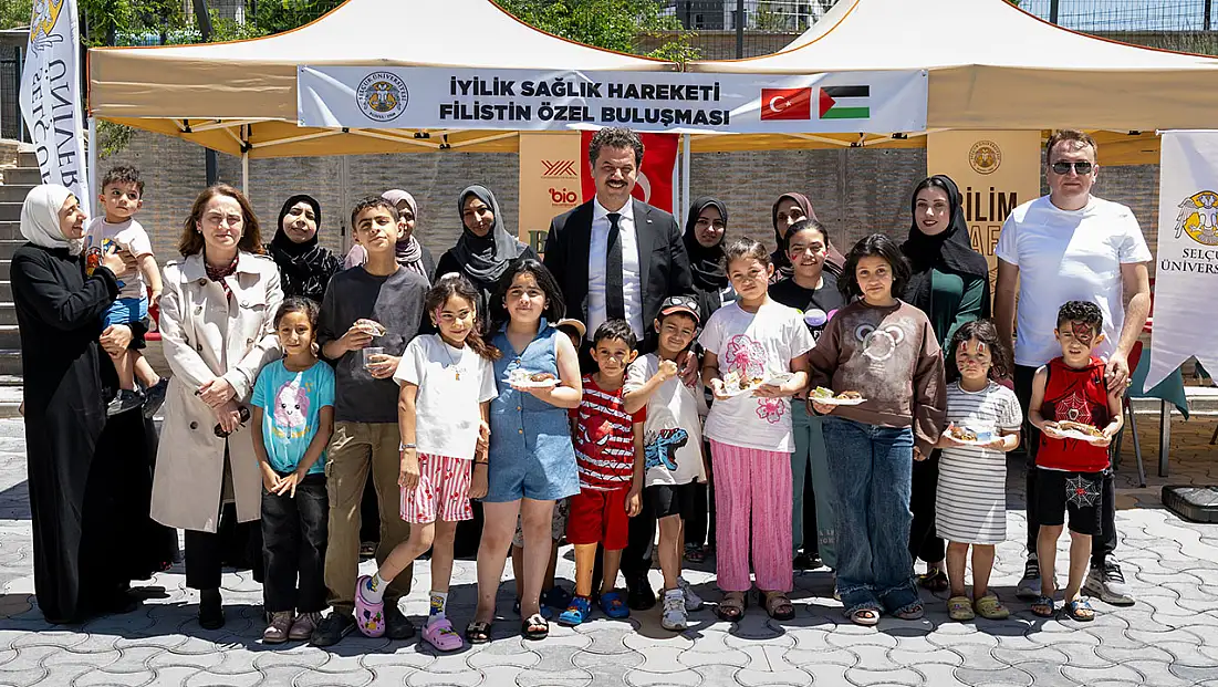 Konya’da Filistinli çocuklara şifa eli
