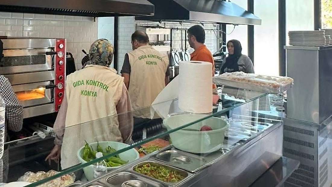 Konya'da gıda denetimleri sürüyor: İşletmeler tek tek kontrol edildi