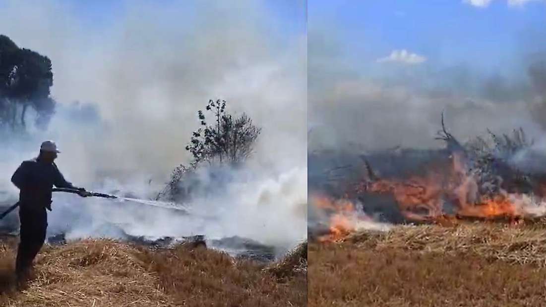 Konya'da yürekleri ağıza getiren yangın