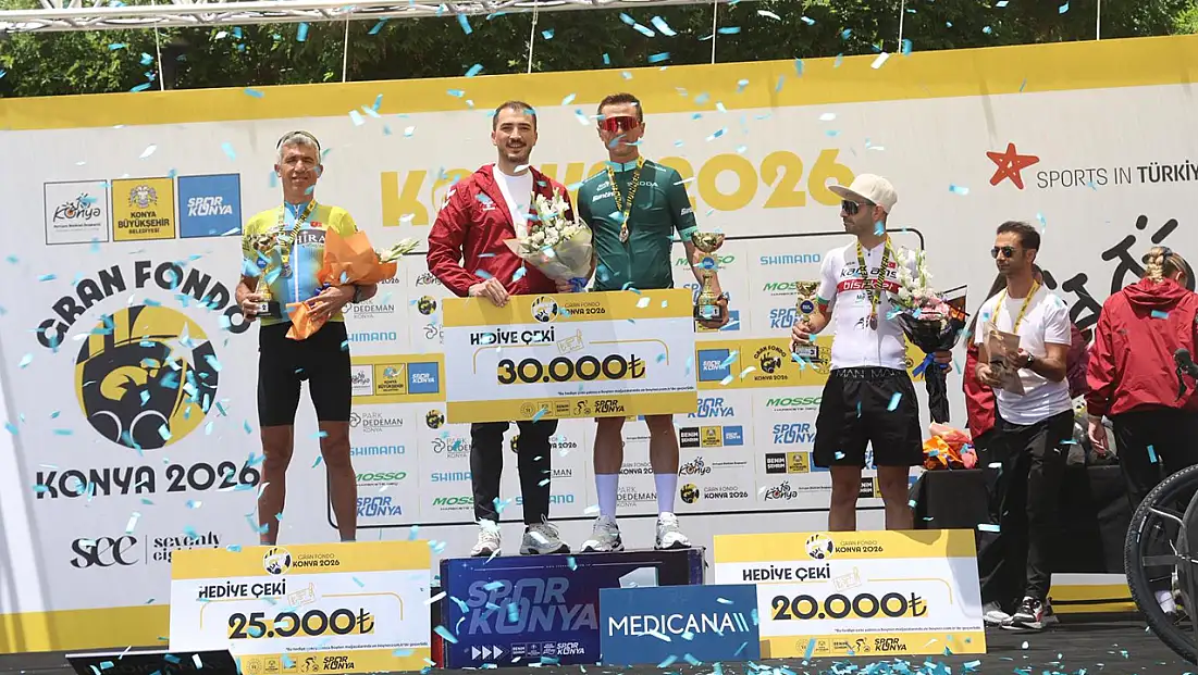 Konya Granfondo Bisiklet Yarışı şampiyonları belli oldu!