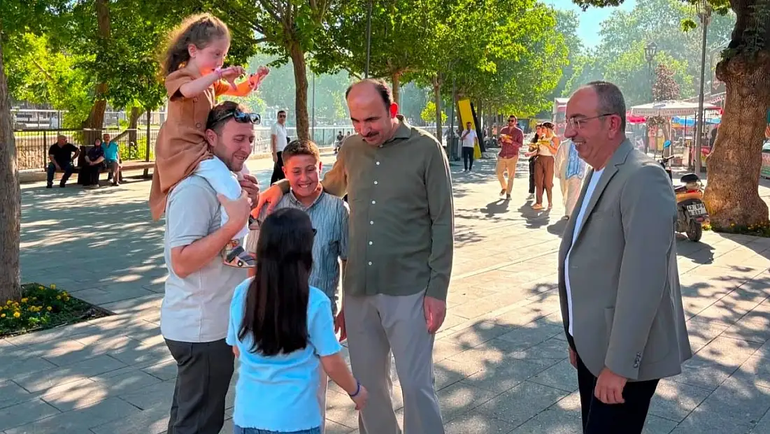 Konya Meram’da başkanların yaz ziyareti