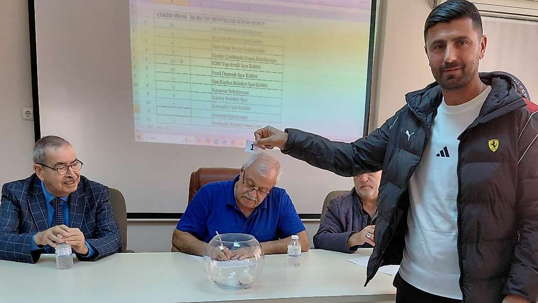 Konya Süper Grup’ta fikstür çekildi