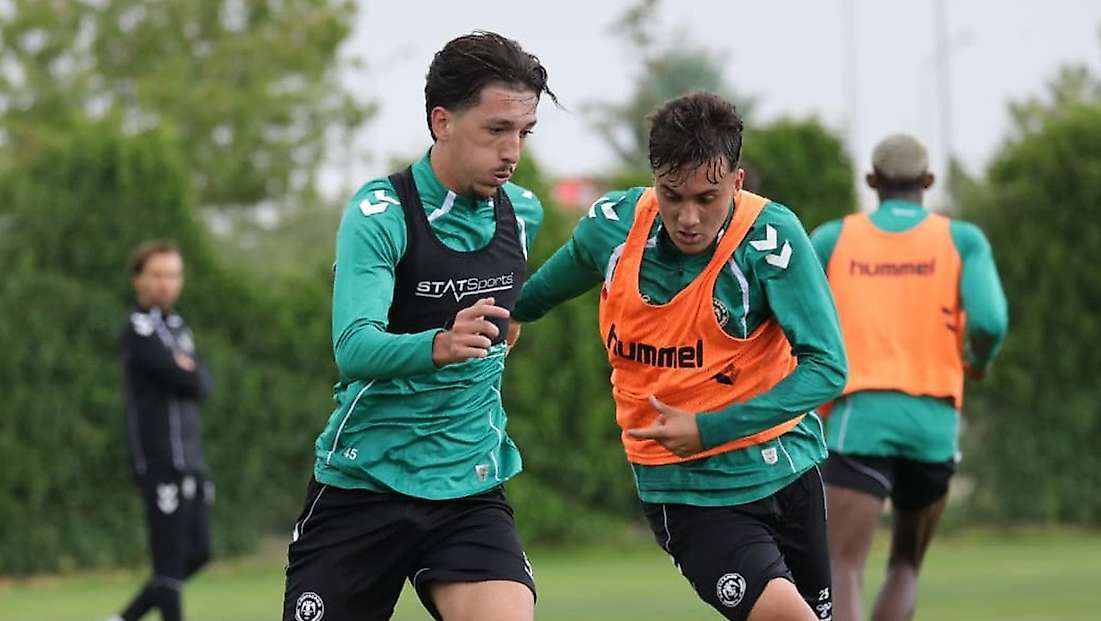 Konyaspor bugün çalıştı, yarın izinli