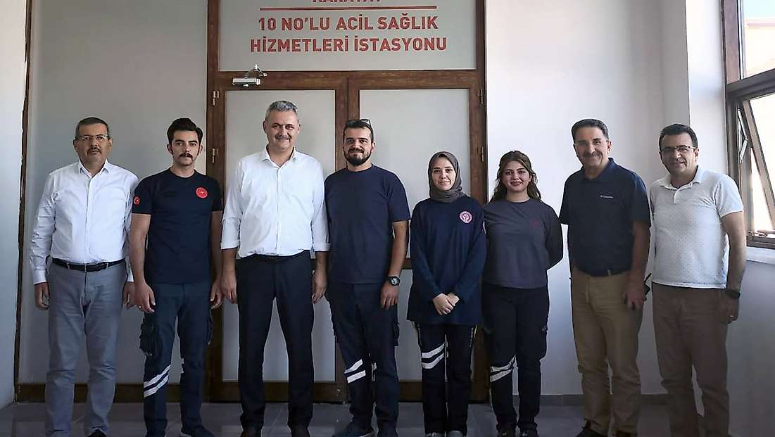 Müdür Koç, sağlık tesislerini ziyaret etti