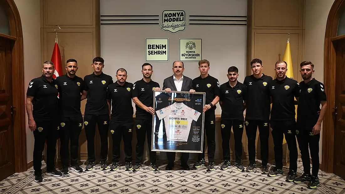 Pedallardan Başkan Altay'a ziyaret