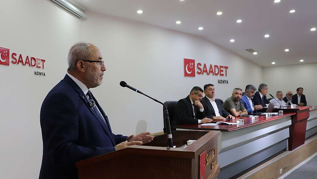 Saadet Partisi Ağustos Ayı İl Divan toplantısı yapıldı