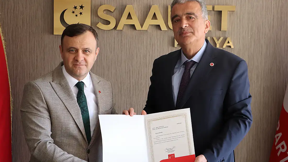 Saadet Partisi Meram İlçe Başkanlığında Latif Işık dönemi
