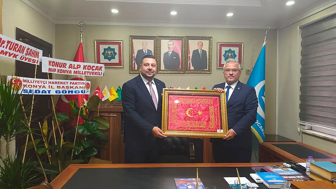 Sedat Göncü ve Yönetiminden Mehmet İlkerli'ye tebrik ziyareti