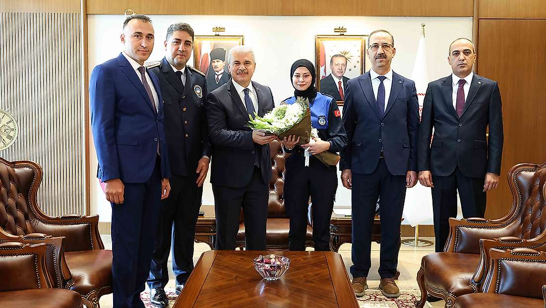 Vali Akın, Zabıta Teşkilatını makamında ağırladı