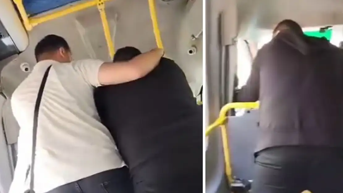 5 TL'lik eksik ödeme yüzünden minibüs karıştı! İşte o anlar