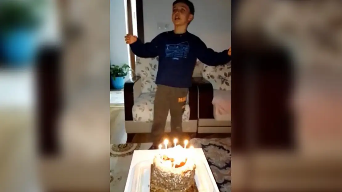 Hayalleri yarım kalan Adnan'ın doğum günü görüntüleri ortaya çıktı