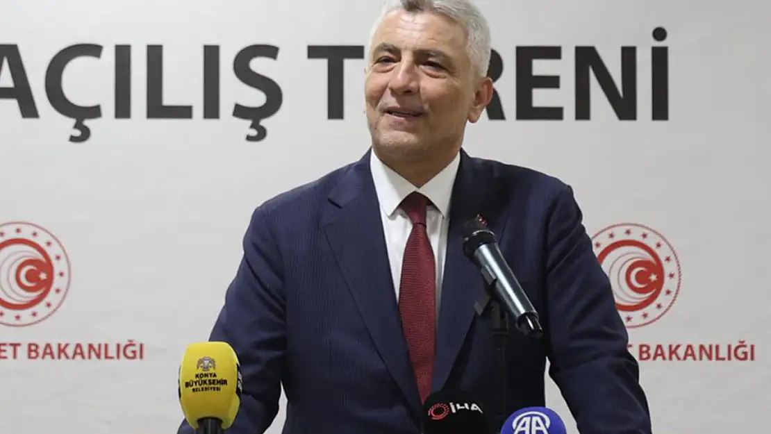Konya'da kütüphane açılışına katılan Bakan Bolat'tan ekonomi vurgusu