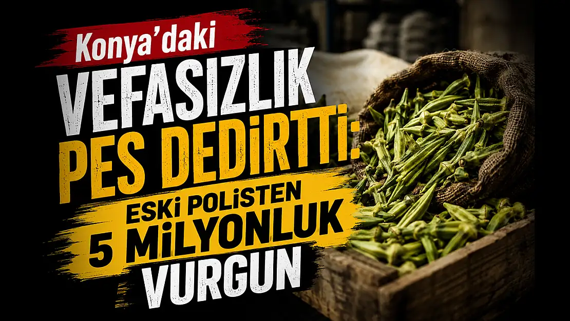 Konya'daki vefasızlık pes dedirtti: Eski polisten 5 milyonluk vurgun