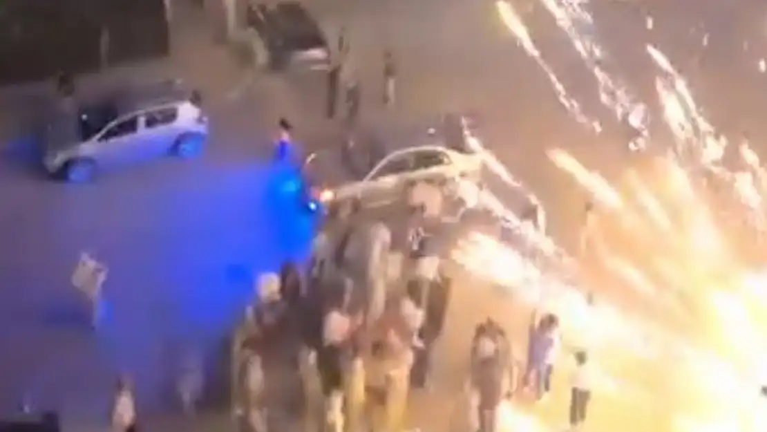 Nişan kutlaması kabusa döndü! Kalabalığın üzerine patladı