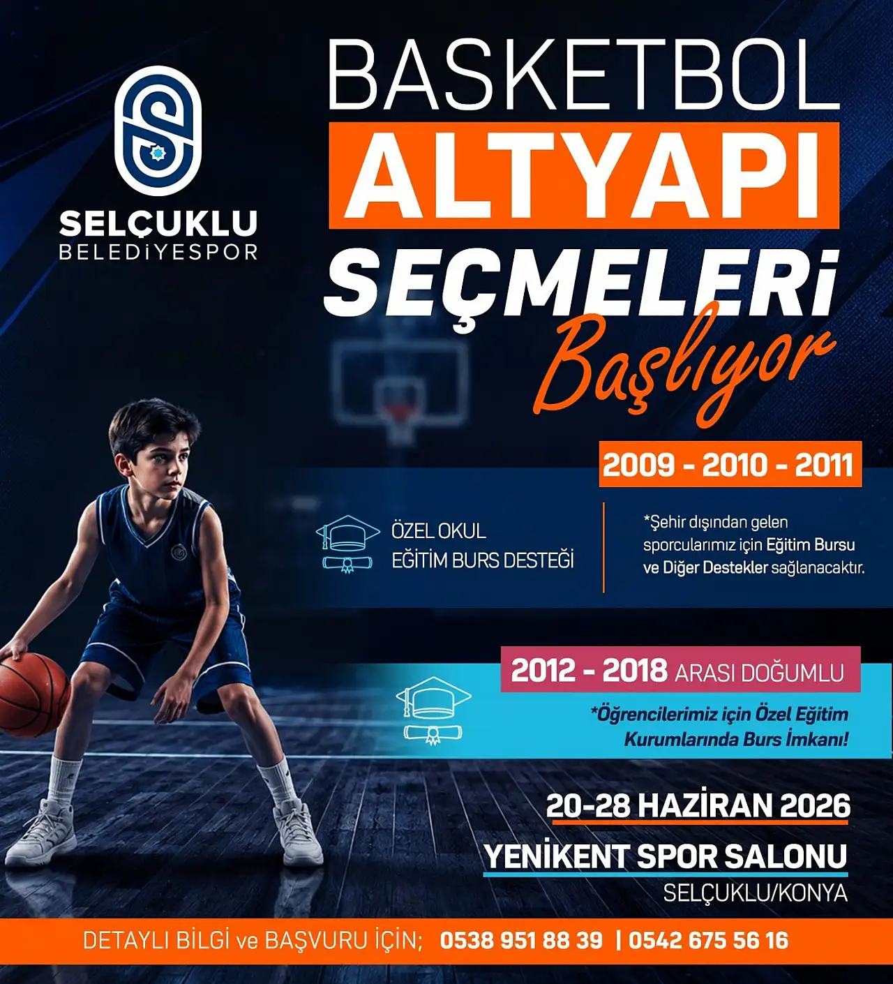 Selçuklu'da seçme heyecanı