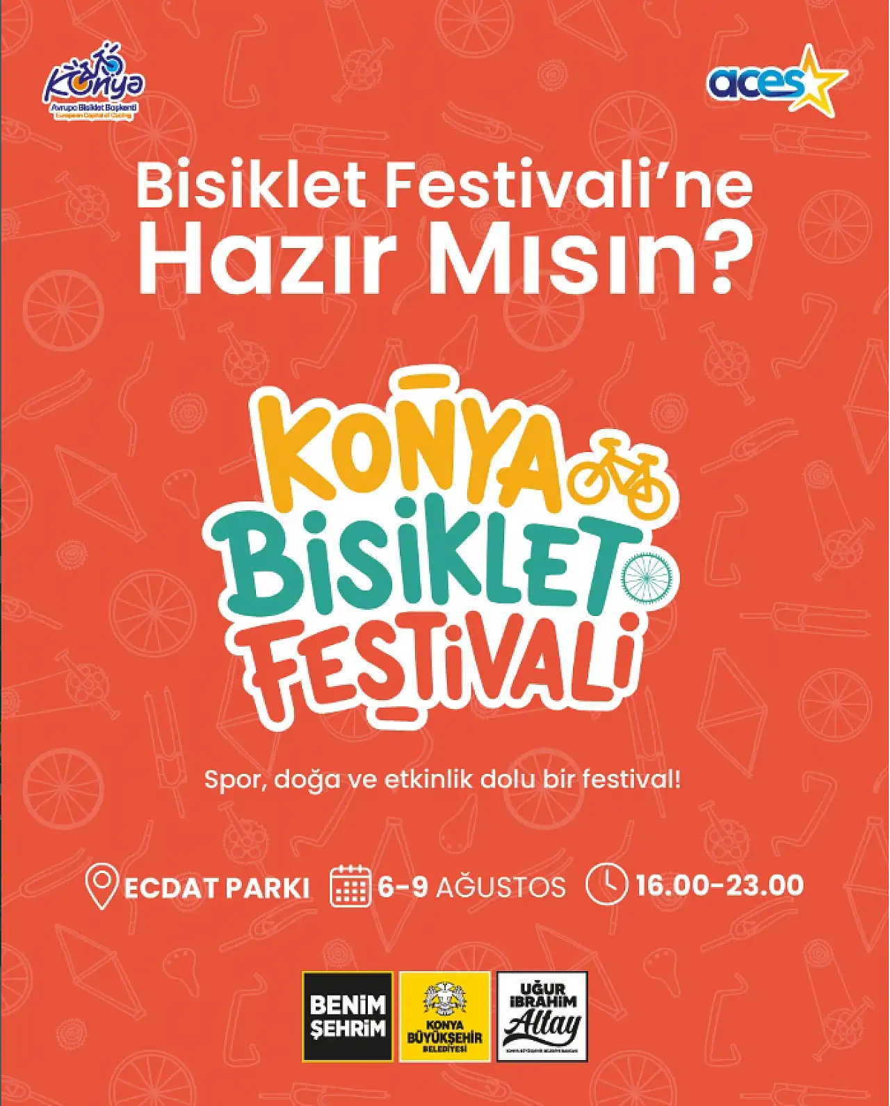 Konya'da Bisiklet Festivali heyecanı başlıyor!