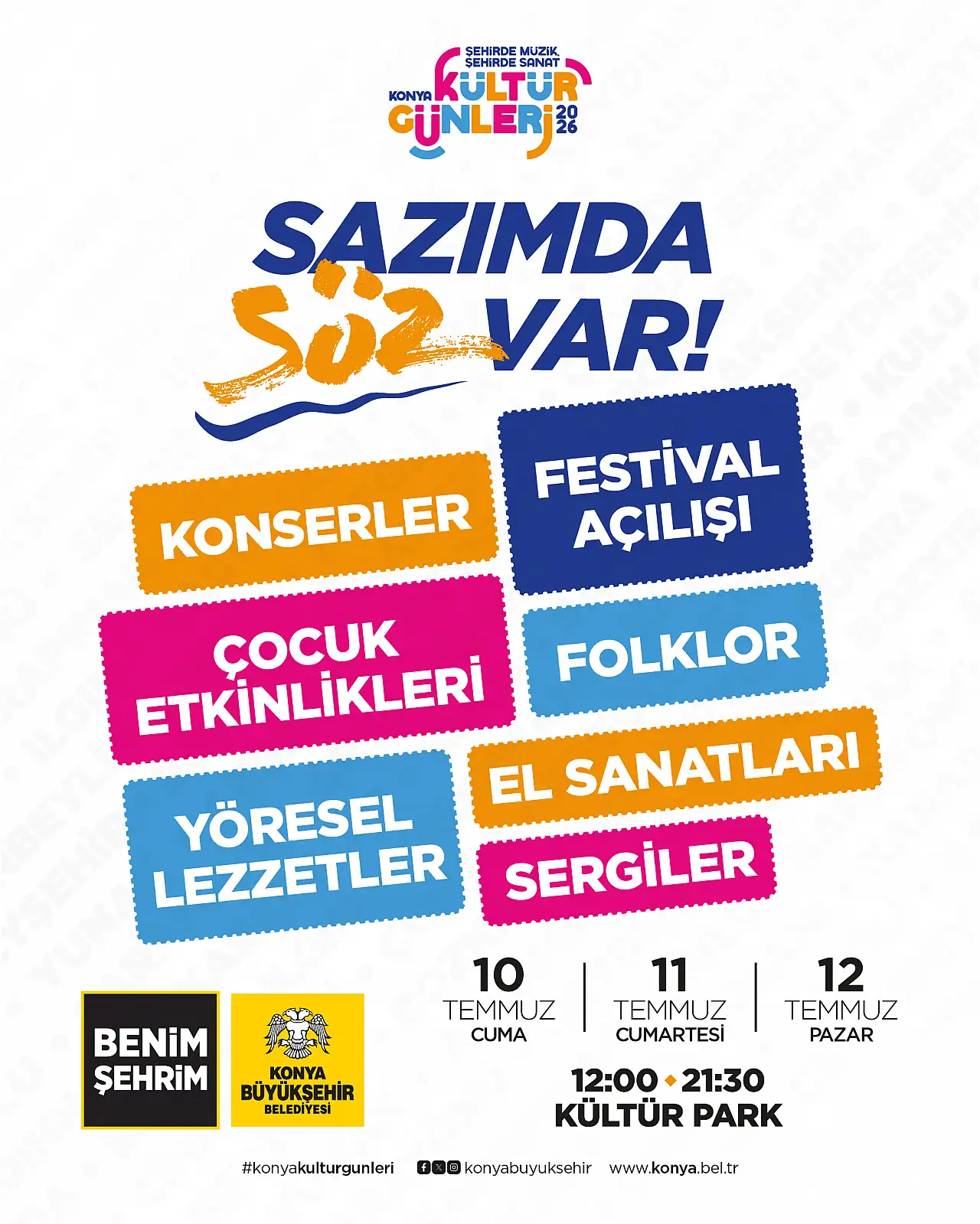 'Konya Kültür Günleri' için geri sayım başladı!