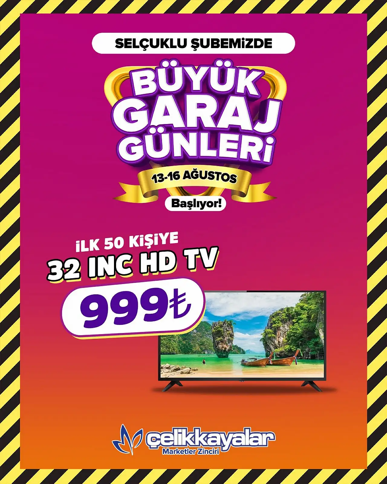 Çelikkayalar'dan Konyalılara dev fırsat!