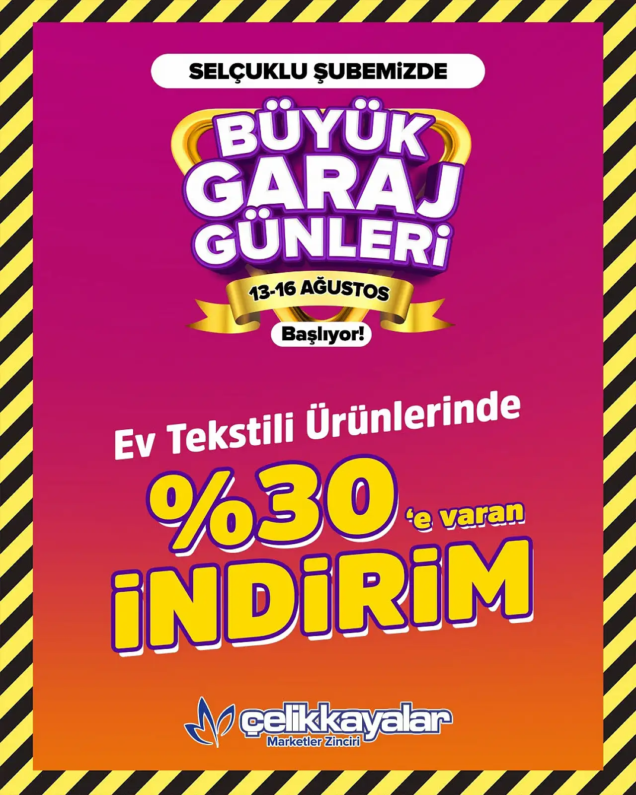 Çelikkayalar'dan Konyalılara dev fırsat!