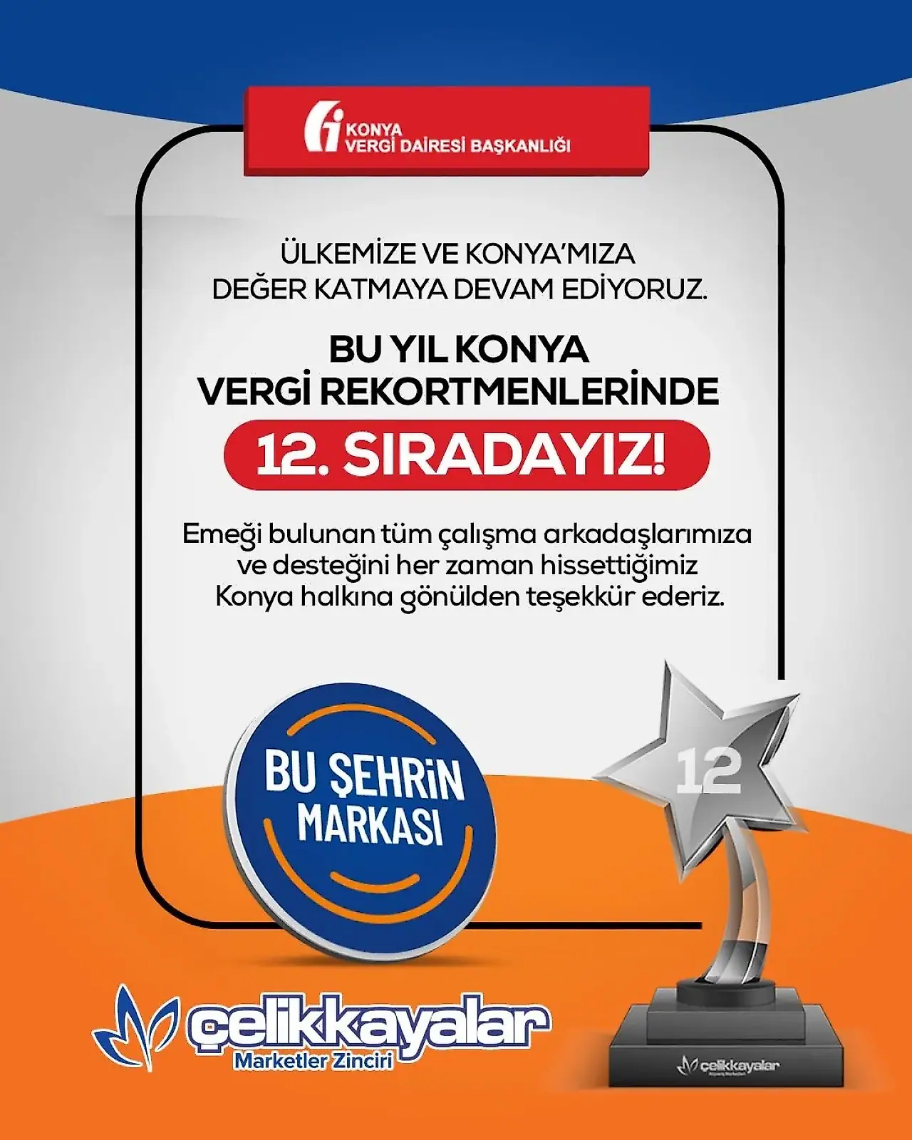 Çelikkayalar gücünü vergi rekortmenliği ile taçlandırdı