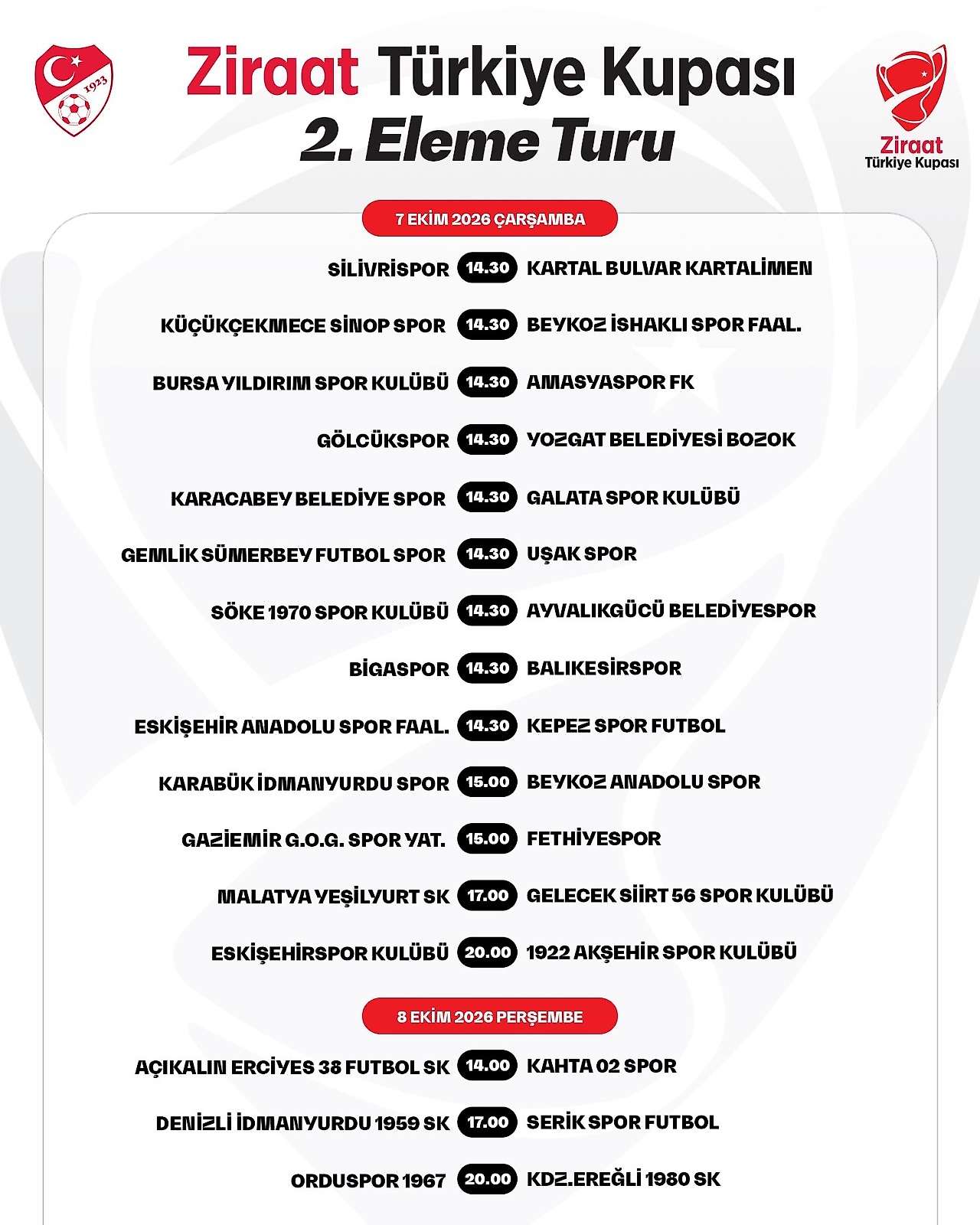 Eskişehirspor-1922 Akşehirspor maçı ne zaman?