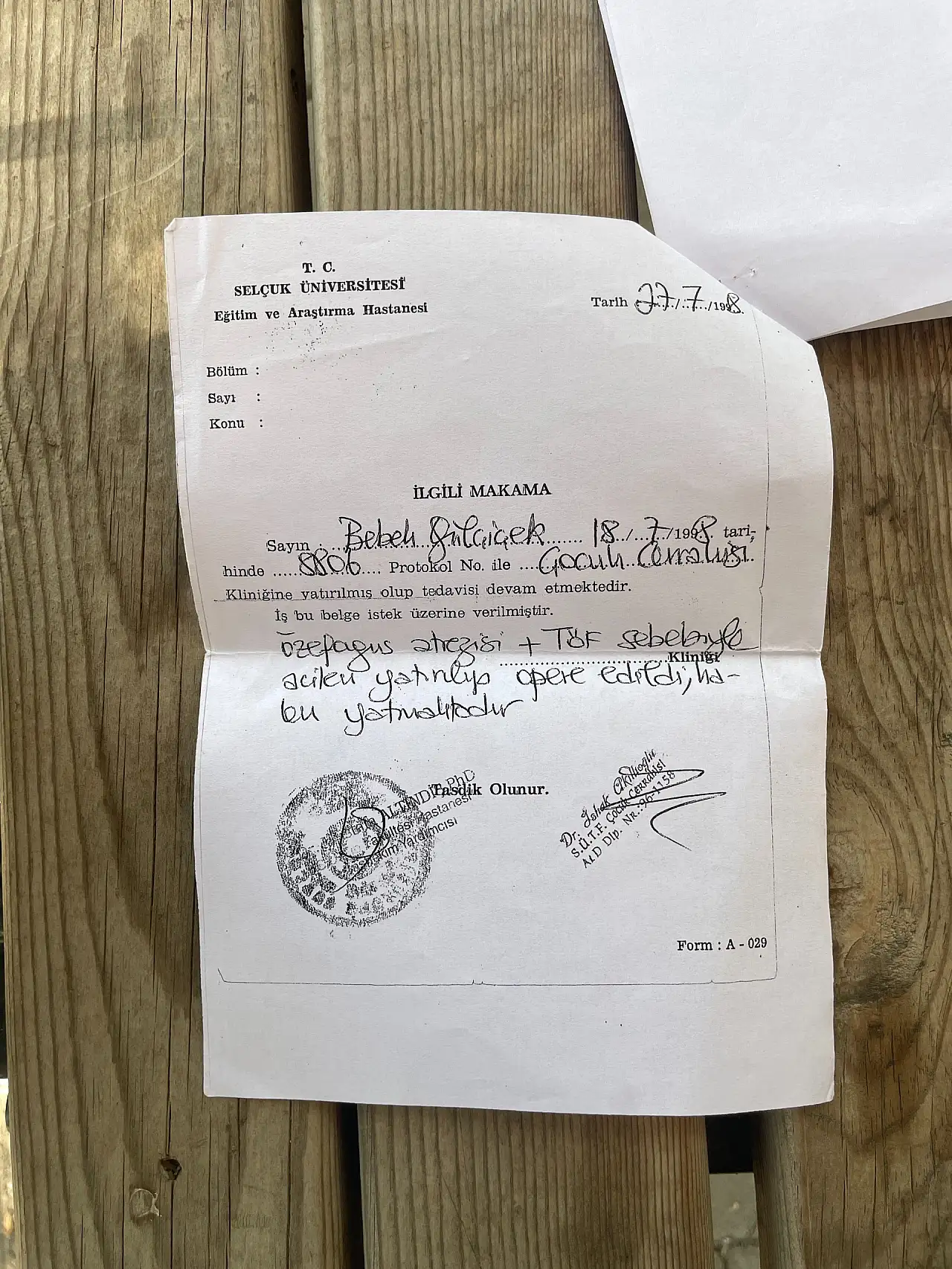 28 yıllık esrarengiz iddia: Konya'ya sevk edilen bebekten iz yok!