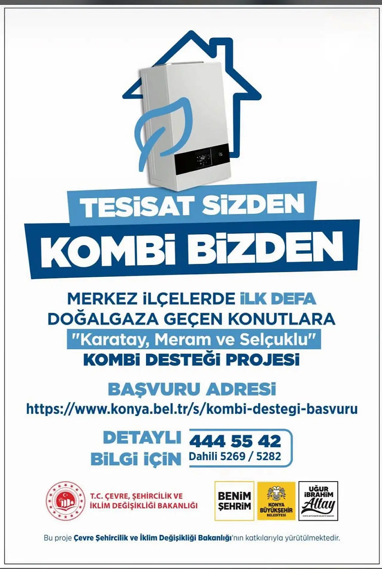 Konya'da, Büyükşehir Belediyesi'nden büyük destek