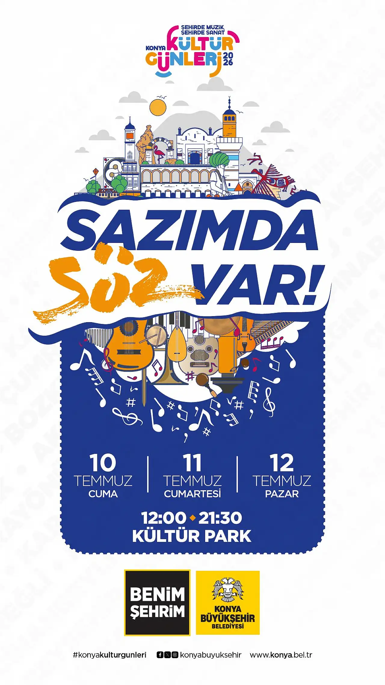 'Konya Kültür Günleri' için geri sayım başladı!