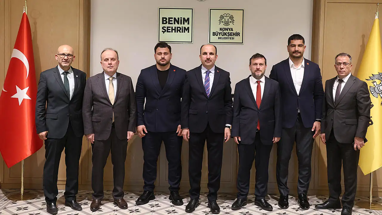 Güreş camiasından Başkan Altay'a ziyaret