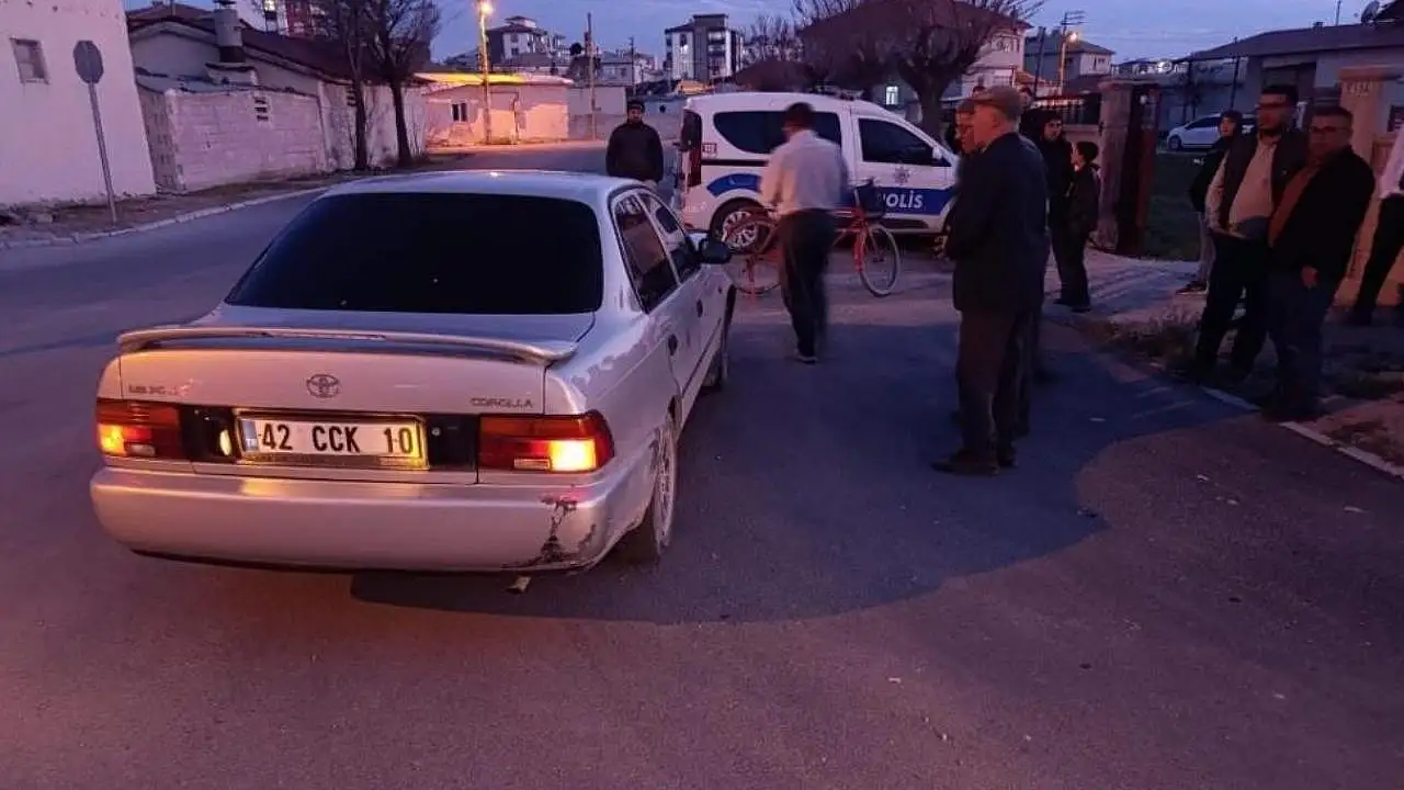 Konya'da ehliyetsiz direksiyon başına geçtiler, kaza yaptılar