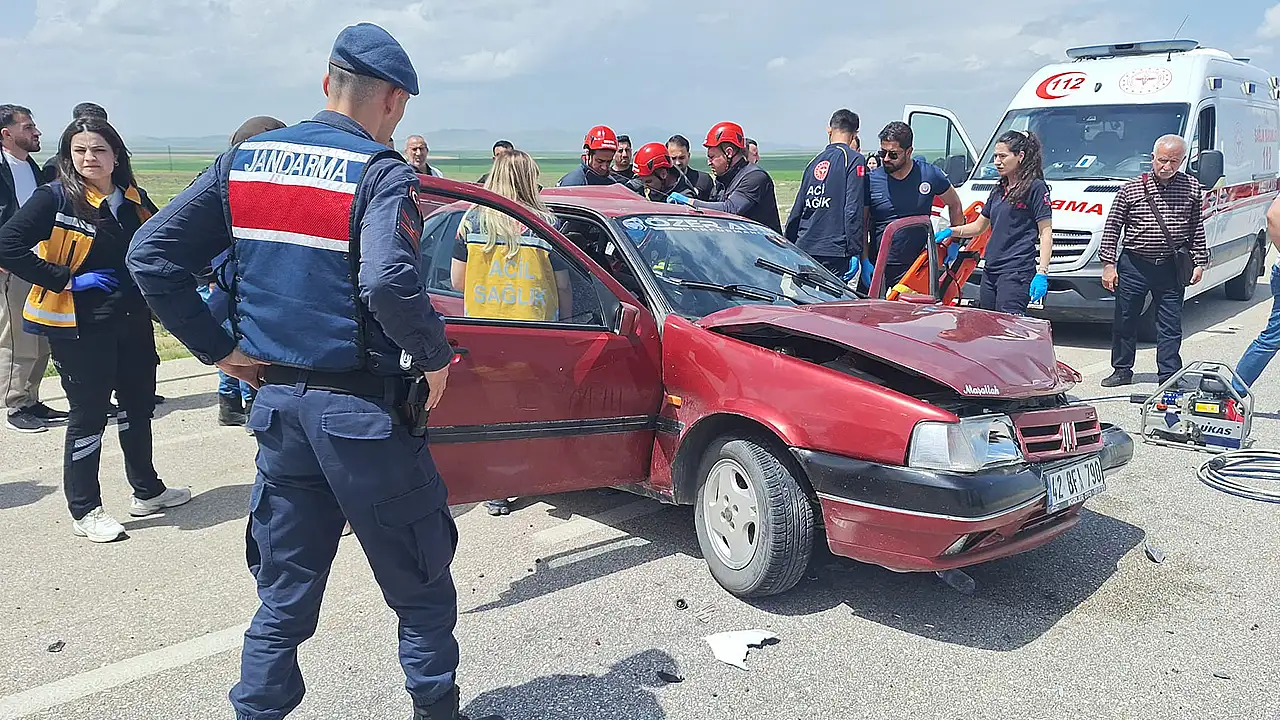 Konya'da feci kaza! Çok sayıda yaralı var