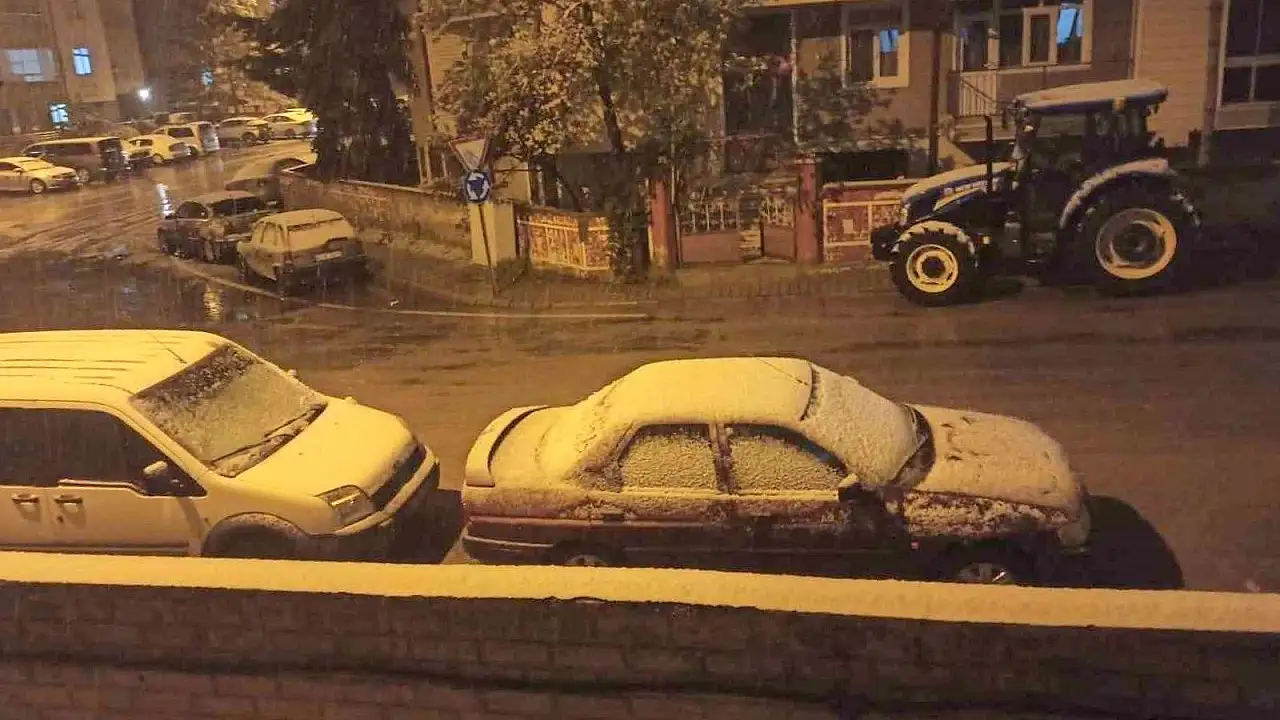 Konya’da Mayıs ayında kar süprizi
