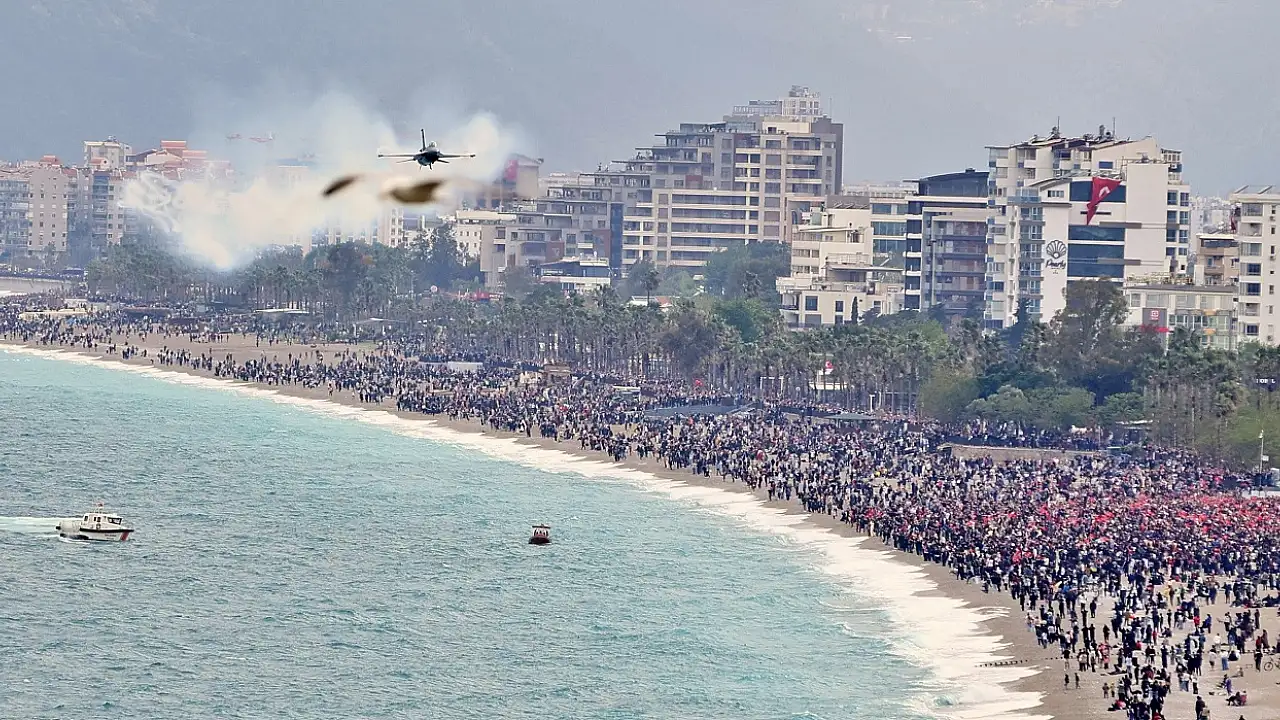 Konya’dan uçtu Antalya’da nefes kesti
