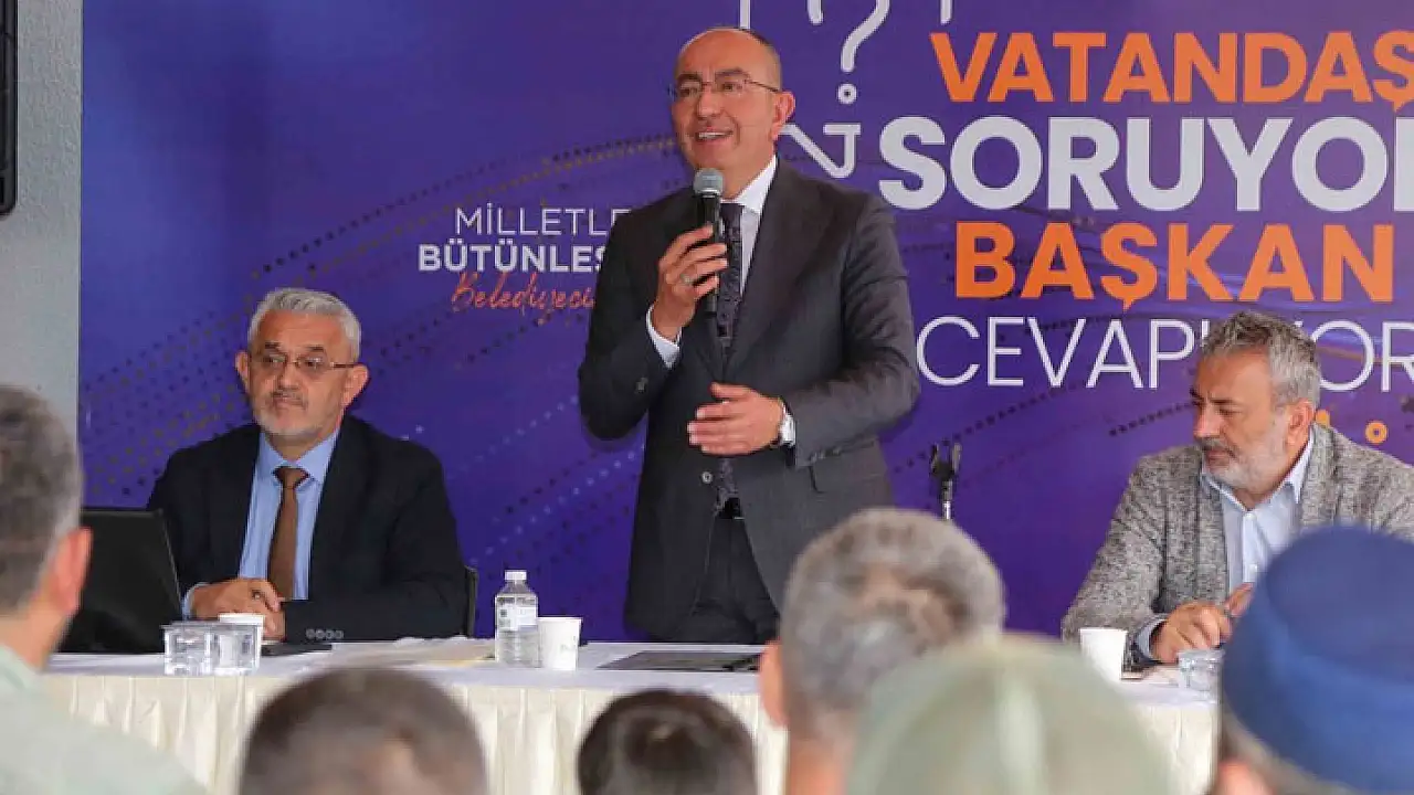 Meram’da mikrofon vatandaşa verildi