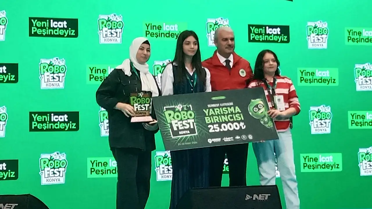 ROBOFEST KONYA'da ödüller sahiplerini buldu