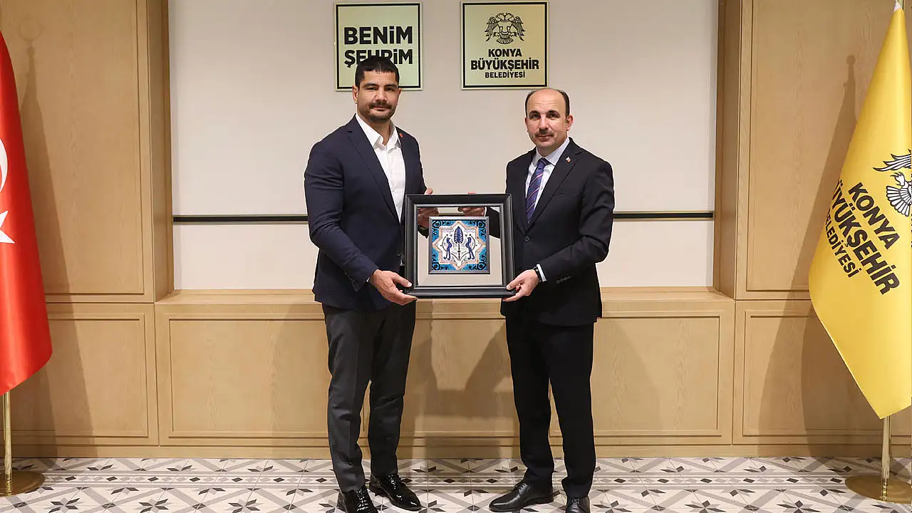 Güreş camiasından Başkan Altay'a ziyaret