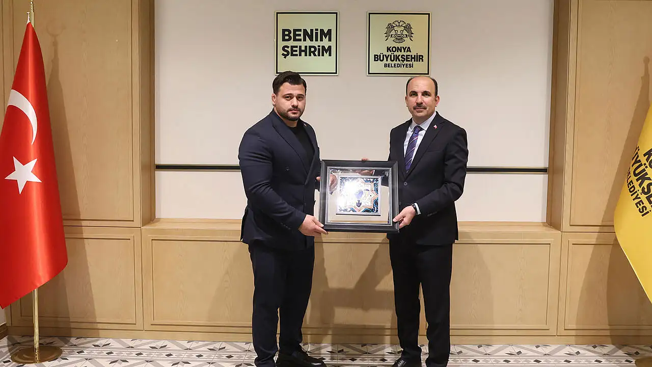 Güreş camiasından Başkan Altay'a ziyaret