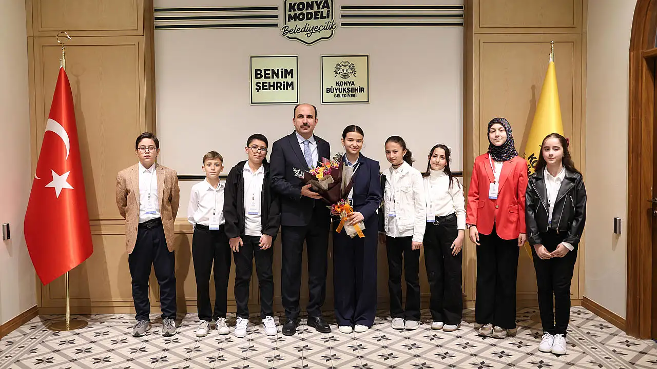 Konya'da 23 Nisan öncesi anlamlı ziyaret