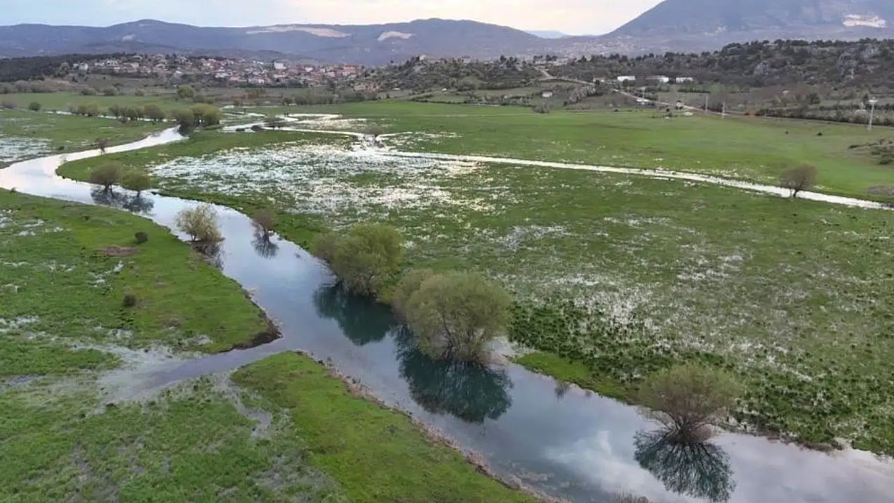 Konya'da bu manzara görenleri kendine hayran bırakıyor