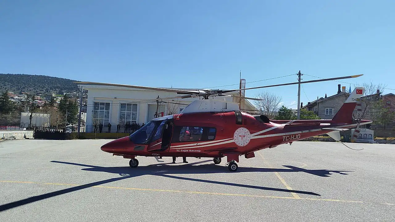 Konya'da feci kaza: Sürücü helikopterle sevk edildi