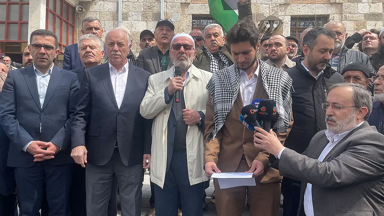 Konya'dan İsrail'e tepki yağdı