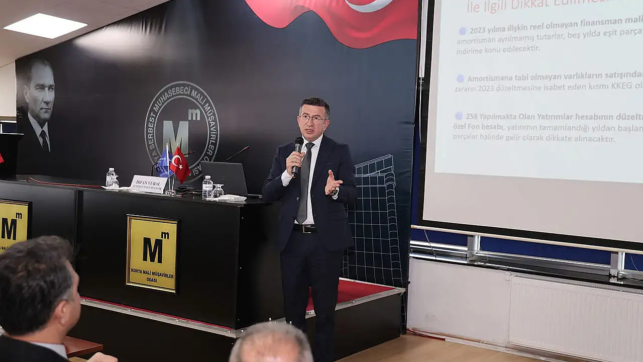Konya SMMMO'da Kurumlar Vergisi Semineri yapıldı