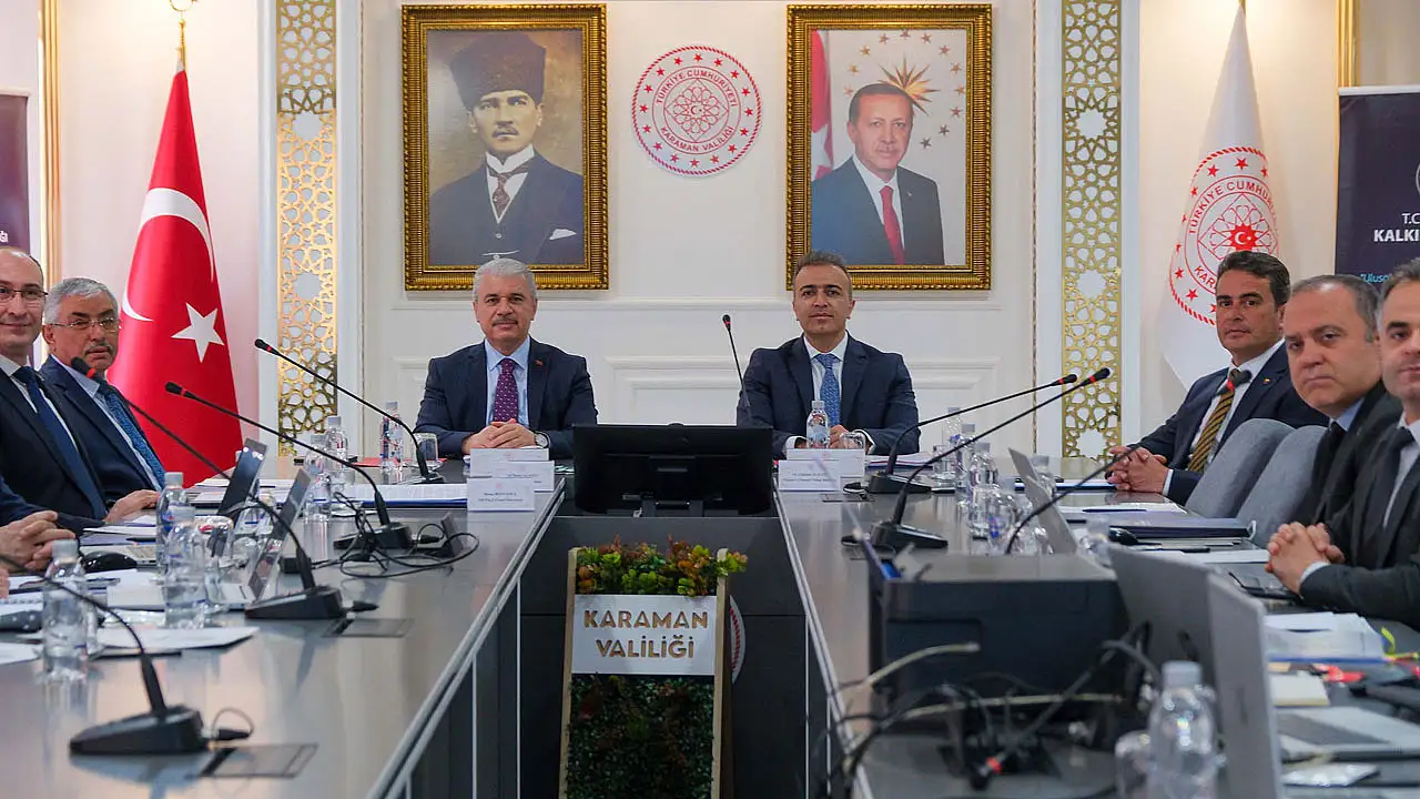 MEVKA Yönetim Kurulu Karaman'da toplandı