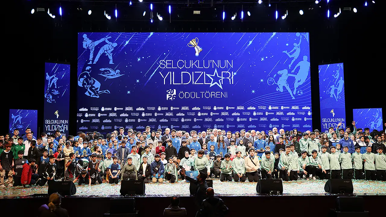 Selçuklu'nun yıldızları ödüllendirildi